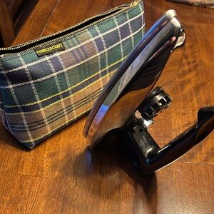 Vintage dual voltage Travel Iron reversible plug